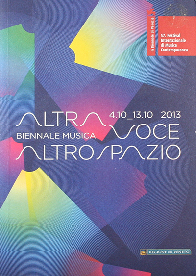 Venice Biennale Musica: Altra Voce Altro Spazio
